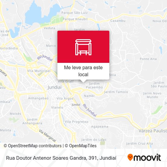 Rua Doutor Antenor Soares Gandra, 391 mapa