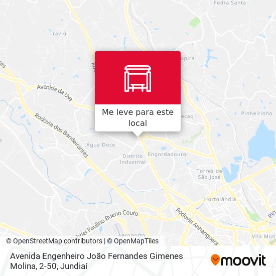 Avenida Engenheiro João Fernandes Gimenes Molina, 2-50 mapa