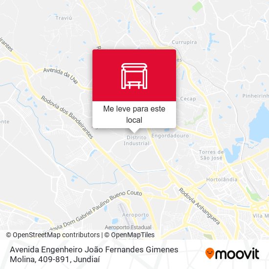 Avenida Engenheiro João Fernandes Gimenes Molina, 409-891 mapa