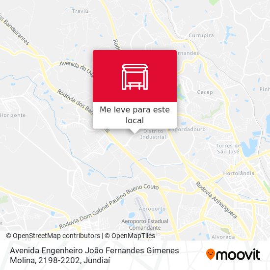 Avenida Engenheiro João Fernandes Gimenes Molina, 2198-2202 mapa