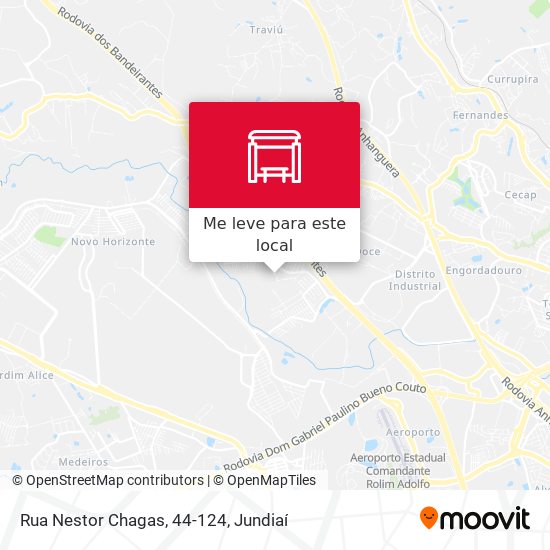 Rua Nestor Chagas, 44-124 mapa