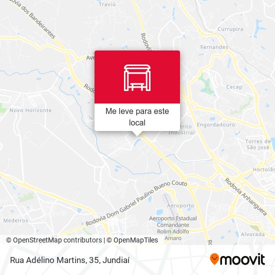 Rua Adélino Martins, 35 mapa