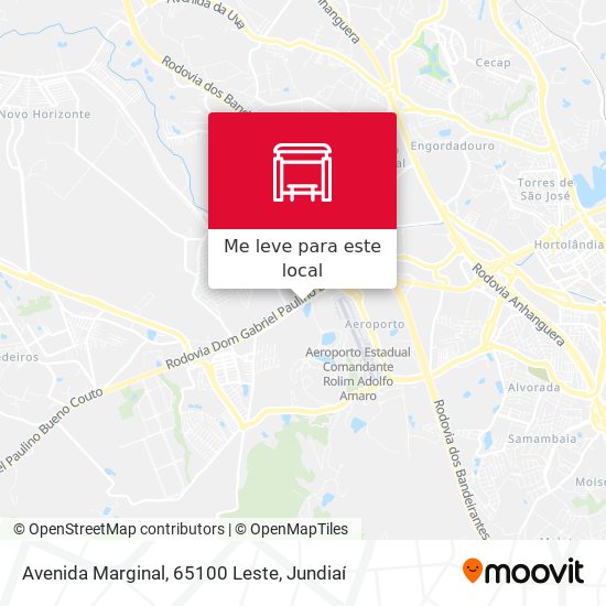 Avenida Marginal, 65100 Leste mapa