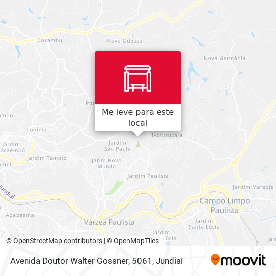 Avenida Doutor Walter Gossner, 5061 mapa