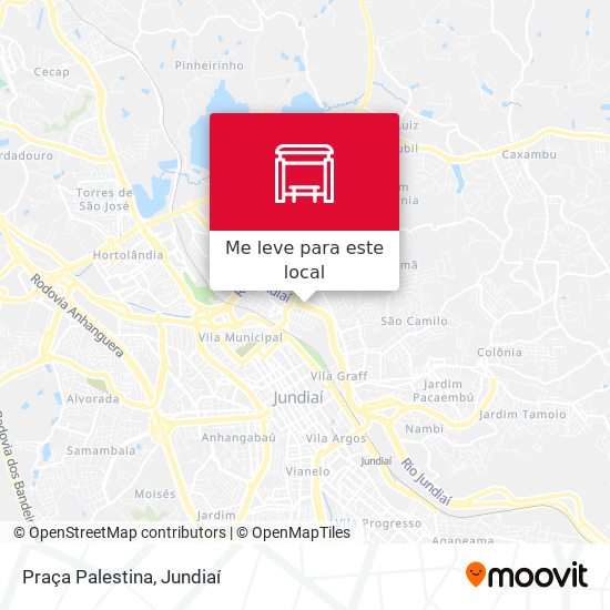 Praça Palestina mapa