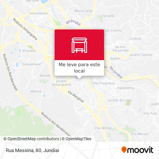 Rua Messina, 80 mapa