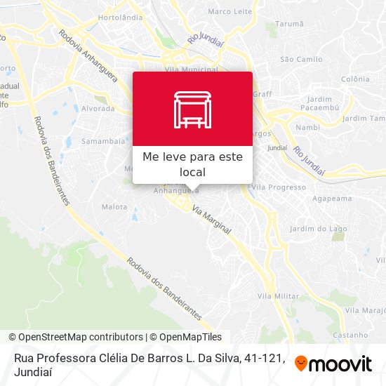 Rua Professora Clélia De Barros L. Da Silva, 41-121 mapa