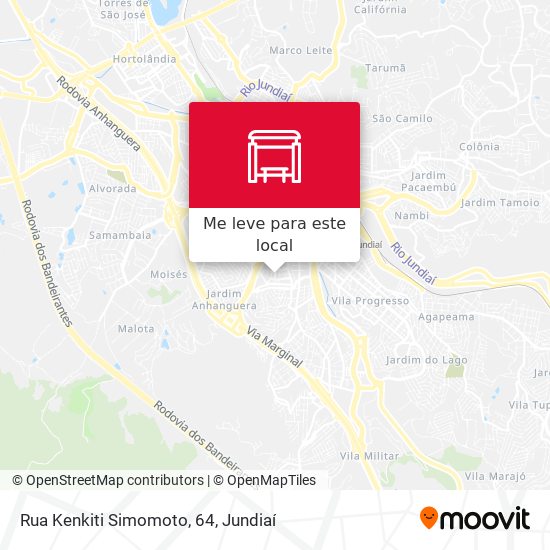 Rua Kenkiti Simomoto, 64 mapa