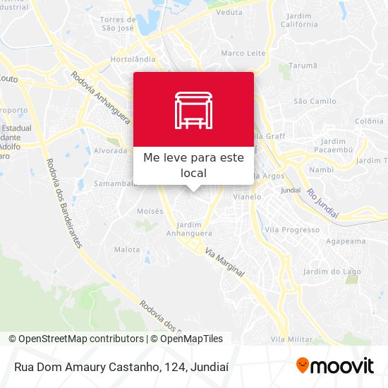 Rua Dom Amaury Castanho, 124 mapa