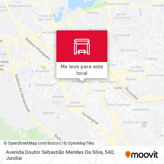 Avenida Doutor Sebastião Mendes Da Silva, 540 mapa