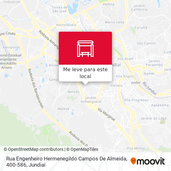 Rua Engenheiro Hermenegildo Campos De Almeida, 400-586 mapa