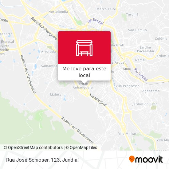 Rua José Schioser, 123 mapa