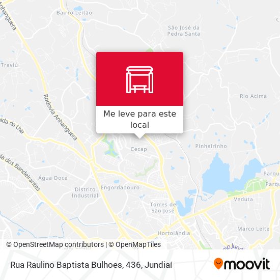 Rua Raulino Baptista Bulhoes, 436 mapa