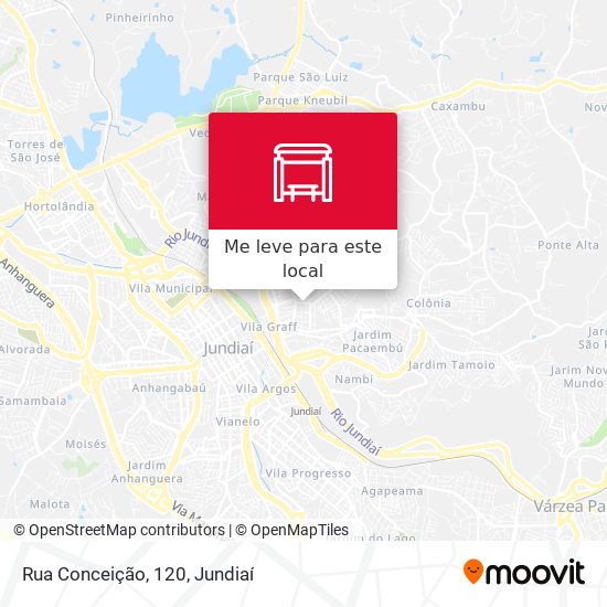 Rua Conceição, 120 mapa