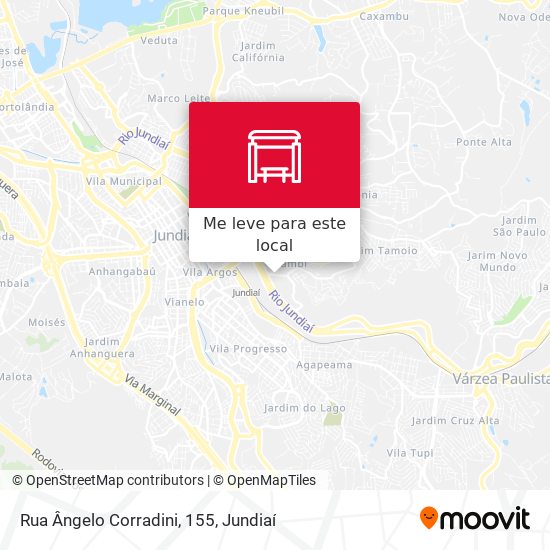 Rua Ângelo Corradini, 155 mapa