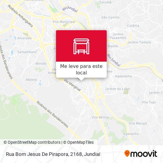 Rua Bom Jesus De Pirapora, 2168 mapa