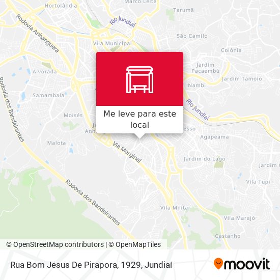 Rua Bom Jesus De Pirapora, 1929 mapa