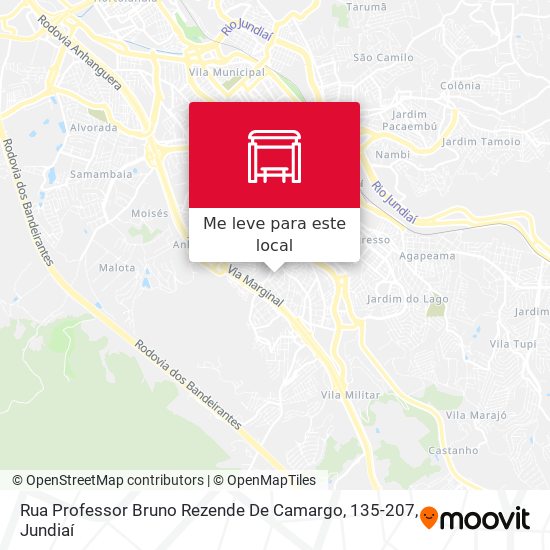 Rua Professor Bruno Rezende De Camargo, 135-207 mapa