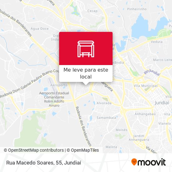 Rua Macedo Soares, 55 mapa