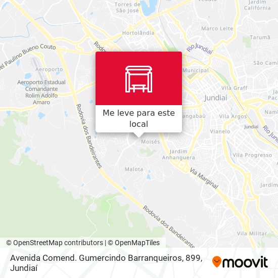 Avenida Comend. Gumercindo Barranqueiros, 899 mapa