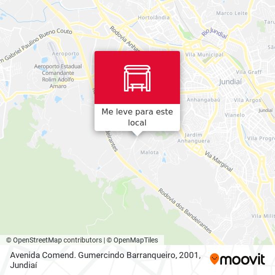 Avenida Comend. Gumercindo Barranqueiro, 2001 mapa