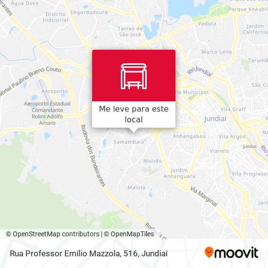 Rua Professor Emílio Mazzola, 516 mapa