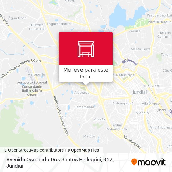Avenida Osmundo Dos Santos Pellegrini, 862 mapa