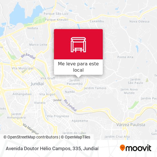 Avenida Doutor Hélio Campos, 335 mapa
