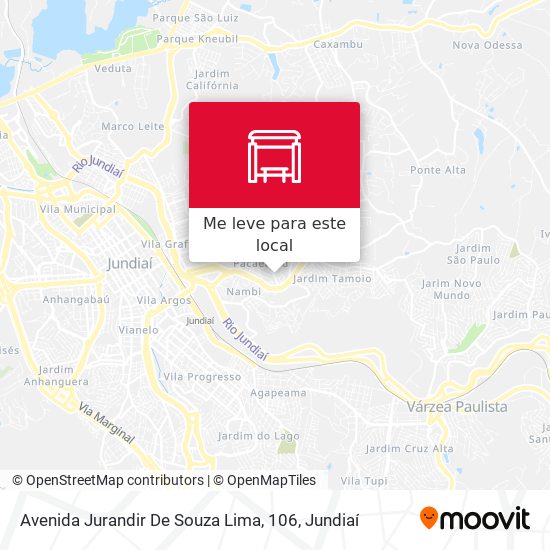 Avenida Jurandir De Souza Lima, 106 mapa