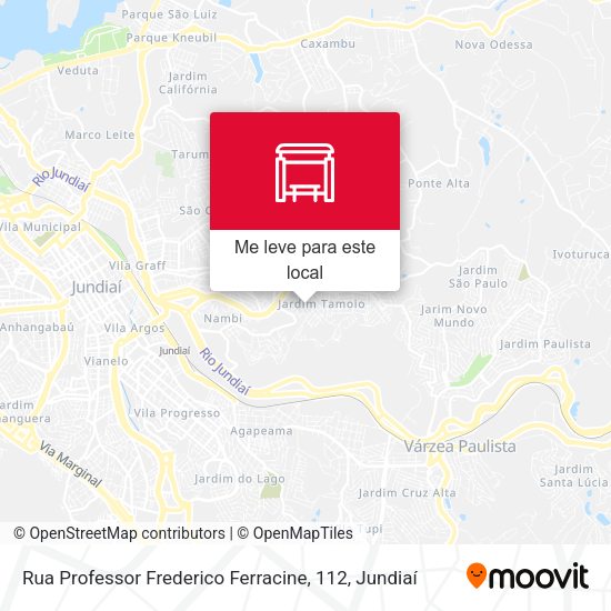 Rua Professor Frederico Ferracine, 112 mapa