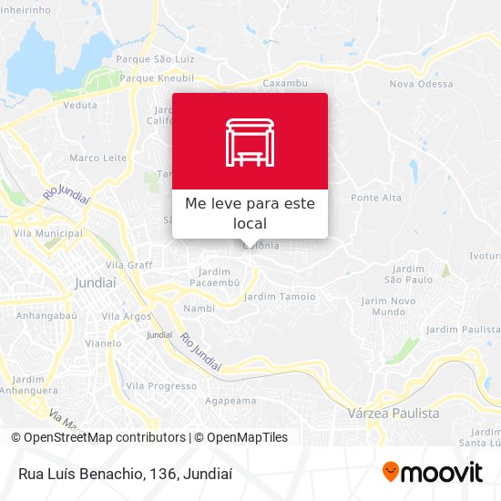 Rua Luís Benachio, 136 mapa