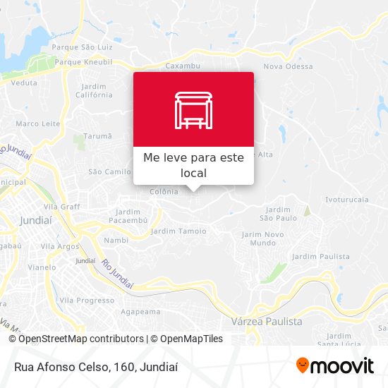 Rua Afonso Celso, 160 mapa