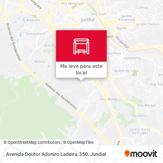 Avenida Doutor Adoniro Ladeira, 350 mapa
