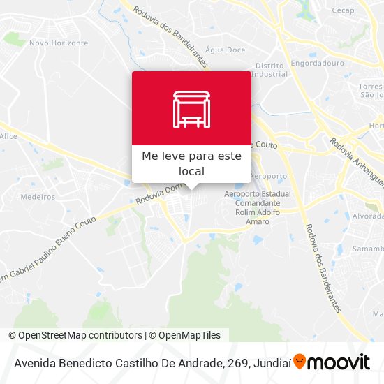 Avenida Benedicto Castilho De Andrade, 269 mapa