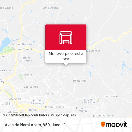 Avenida Nami Azem, 850 mapa