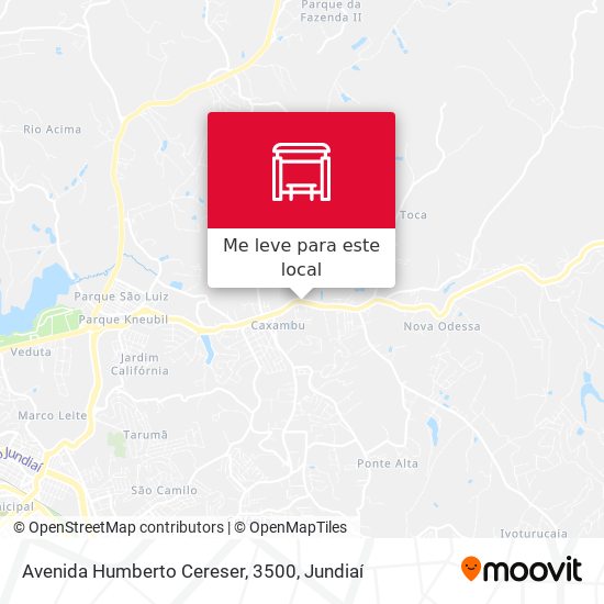 Avenida Humberto Cereser, 3500 mapa