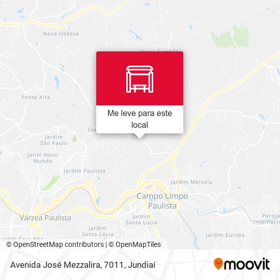 Avenida José Mezzalira, 7011 mapa