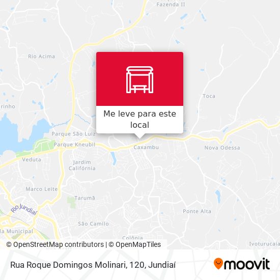 Rua Roque Domingos Molinari, 120 mapa