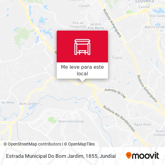Estrada Municipal Do Bom Jardim, 1855 mapa
