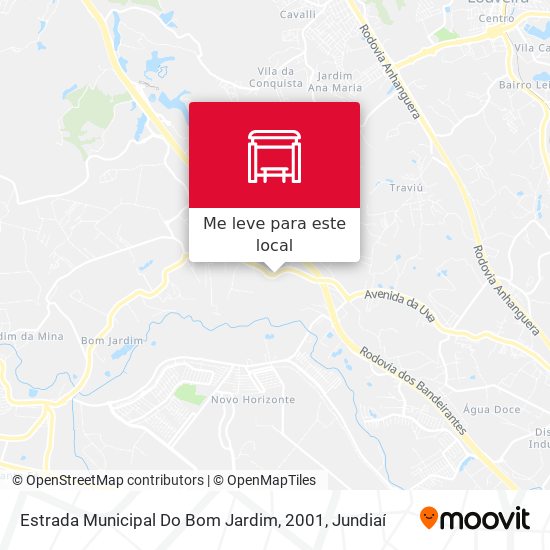 Estrada Municipal Do Bom Jardim, 2001 mapa