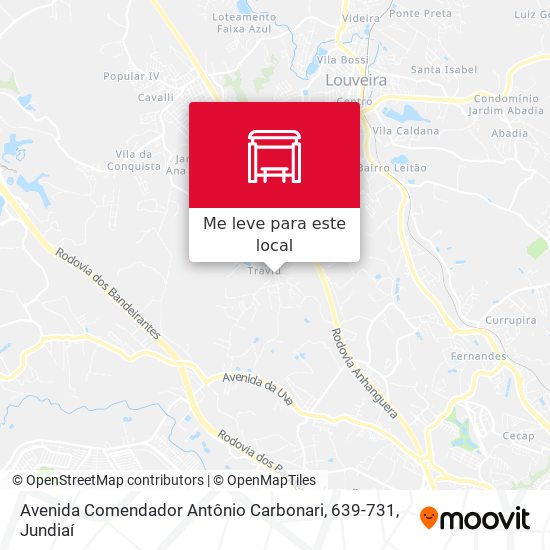 Avenida Comendador Antônio Carbonari, 639-731 mapa