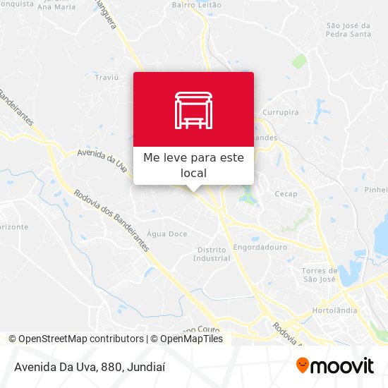 Avenida Da Uva, 880 mapa
