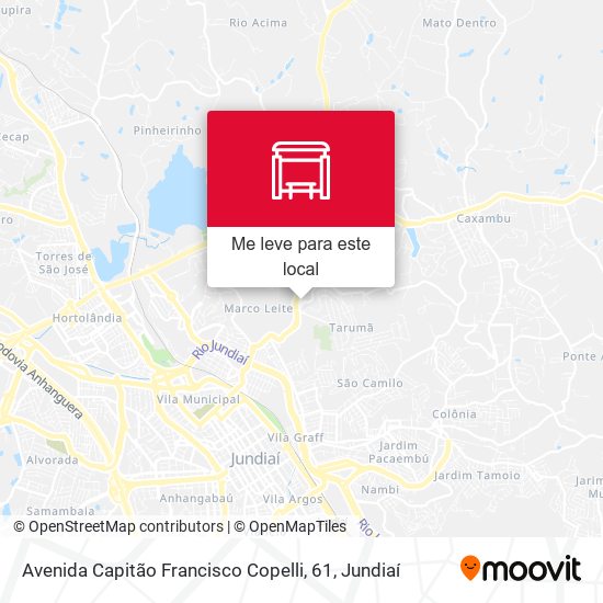 Avenida Capitão Francisco Copelli, 61 mapa