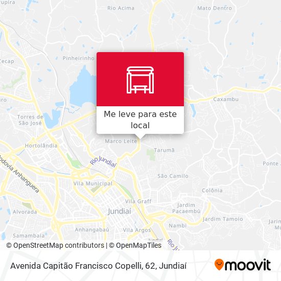 Avenida Capitão Francisco Copelli, 62 mapa