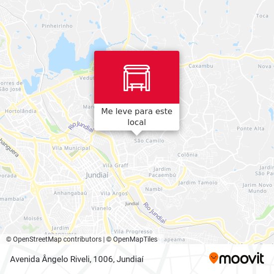 Avenida Ângelo Riveli, 1006 mapa