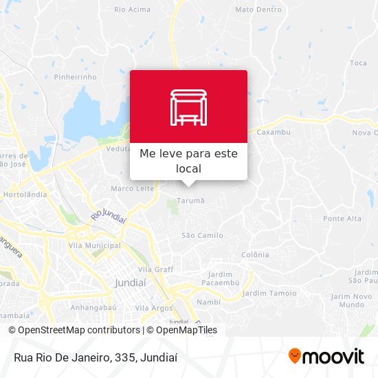 Rua Rio De Janeiro, 335 mapa