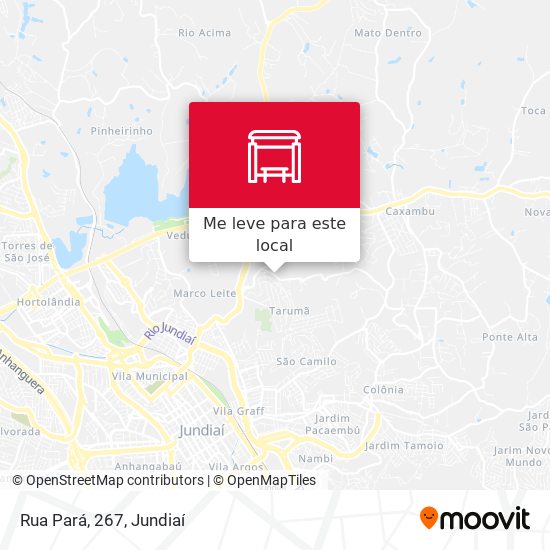 Rua Pará, 267 mapa