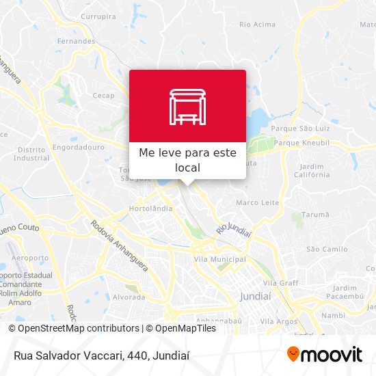 Rua Salvador Vaccari, 440 mapa