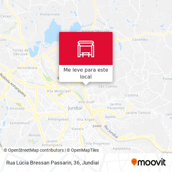 Rua Lúcia Bressan Passarin, 36 mapa