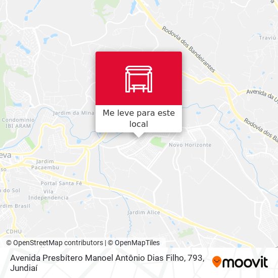 Avenida Presbítero Manoel Antônio Dias Filho, 793 mapa